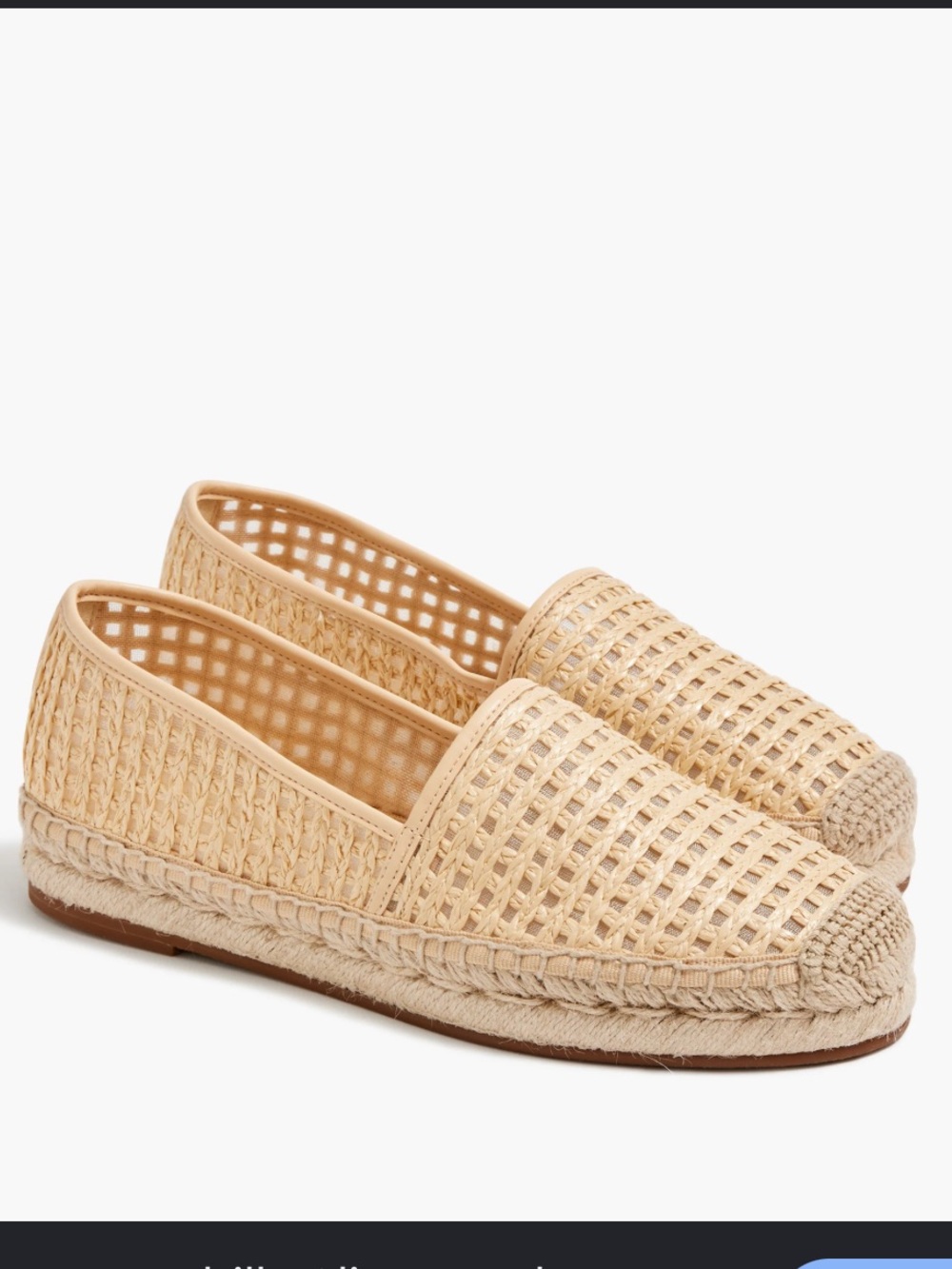 J. Crew Factory Shoes - Woven Espadrille Slip-Ons Flats
